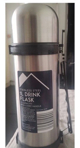 Vacuum flask litre stainless - 1,