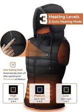 Heated Unisex Vest Gilet M-L