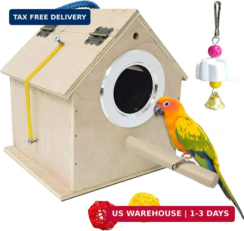 Bird nesting box parakeet - nesting,