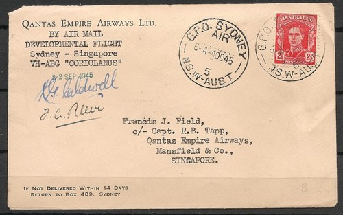 Australia 1945 qantas - 1945,