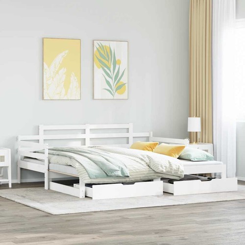 Day bed with trundle drawers - with,