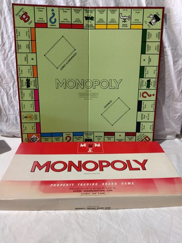 Monopoly board game vintage - game,