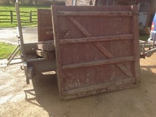 Four Large Antique Wooden Barn Doors