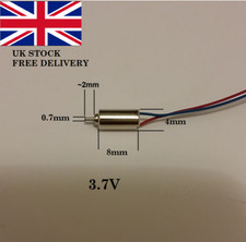 High quality 3.7V DC 60000RPM 4x8mm wired micro coreless motor