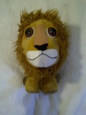 Protected World Lion Plush Soft Toy Large Head & Eyes 8" Tall