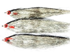 3 Large GRAFHAM TOWER Pike / Zander Predatory Fly Lures - Iain Barr WCC FLIES 