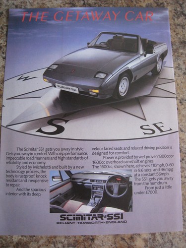 The getaway car scimitar ss1 - the,