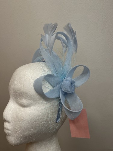Baby sky blue - sky, fascinator