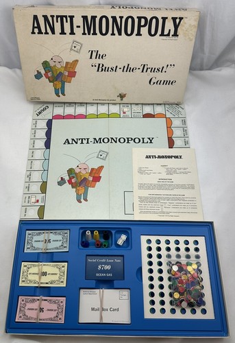 1973 anti monopoly game - 1973, by