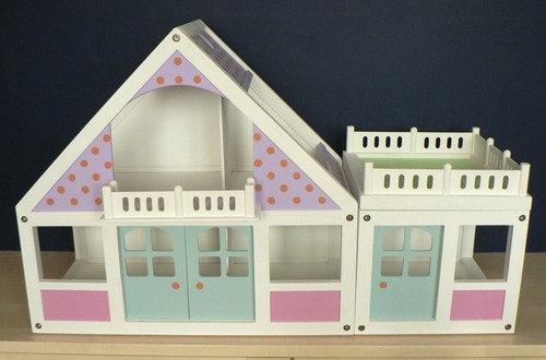 Dolls house wooden early - dolls,