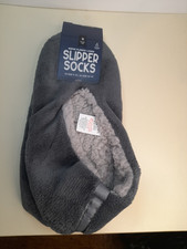 mens fleece lined slipper