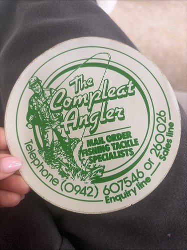The compleat angler sticker - compleat,