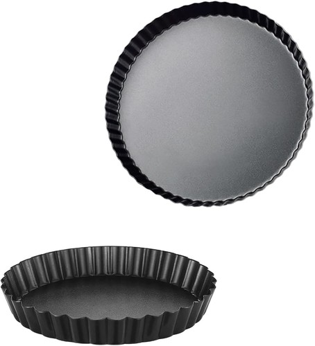 Inch quiche pan - round, fluted