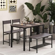 Industrial Dining Table & 2