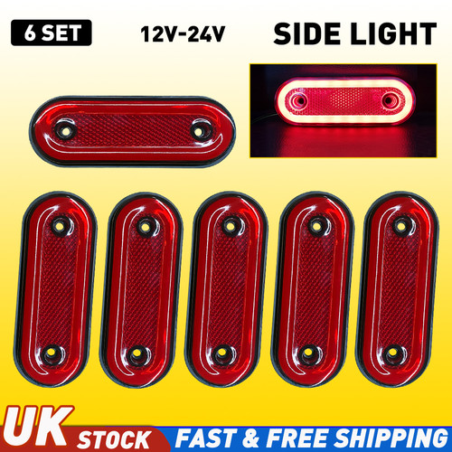 6pcs red led - marker, for