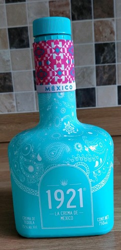 Tequila bottle empty 1921 - tequila, bottle,