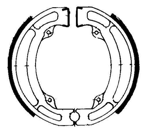Fits ferodo fsb723 brake shoe - fits,