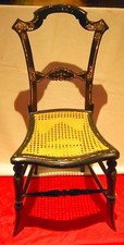 19 C CHAIR PETITE CANE CHAIR