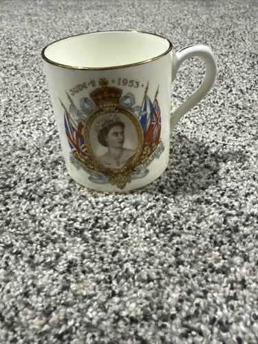 Vintage 1953 coronation mug - coronation,