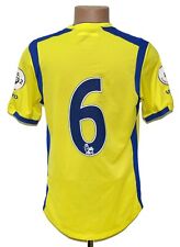 EVERTON MATCH WORN RESERVE 2016/2017 THIRD FOOTBALL SHIRT #6 SIZE M ADULT