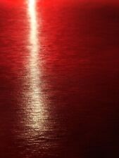 Red Chrome Matt Brushed Steel Metallic Vinyl Wrap - BUBBLE FREE - Car Metal Film