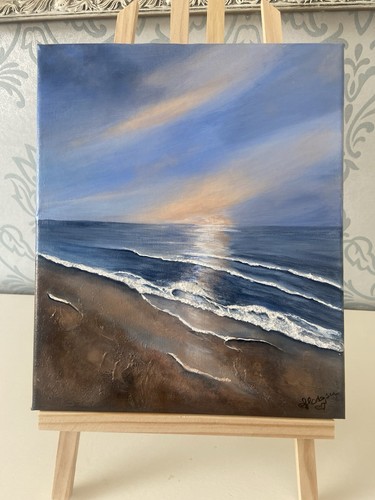 Sunset seascape box canvas - sunset,