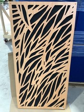 Pair of GIK Impression Series 60x120x5cm - Black / Wavy Leaves Beech