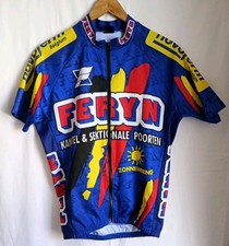 Team Feryn Novoferm Belgium Cycling Bike Jersey Men's Size 5 ( 42" Chest )