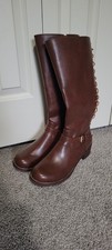Round Toe Knee High faux