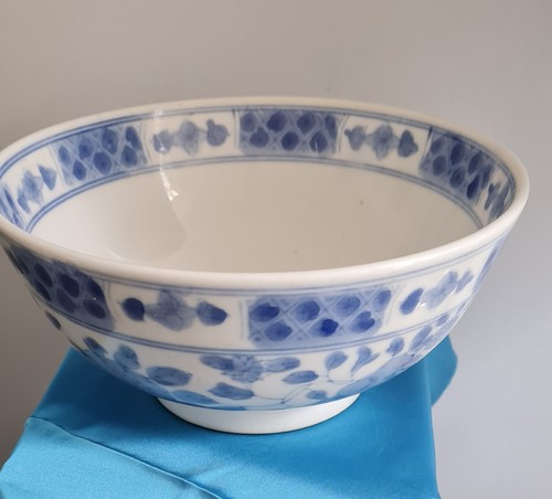 Vintage chinese blue white - vintage,