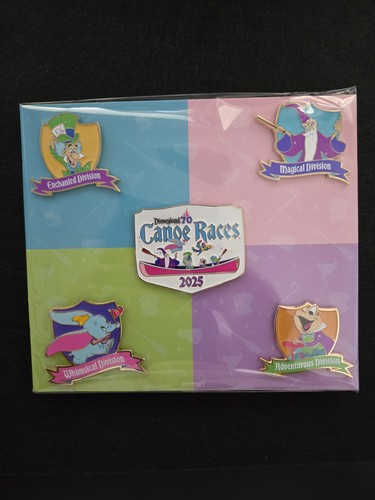Disney canoe races pin - canoe,