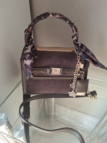 River island brown suedette - river,
