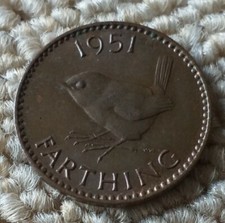 Farthing wren Various Dates Uk GB British Coins  By coin_lovers 