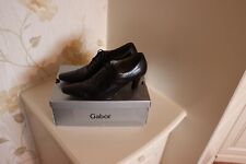 GABOR 'Anastasia' Lace up Shoes for Ladies in Black Leather