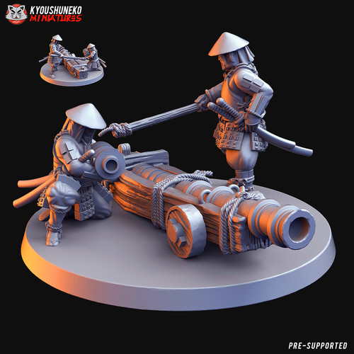 Japanese ashigaru cannon - ashigaru,