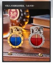 Cigarette Lighter Kerosene/Petrol Luxury Retro Clear Oil Tank Style Child Safety