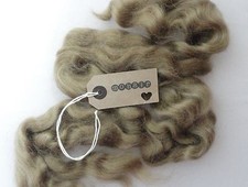 MOHAIR - 30g (approx. 1oz) MOHAIR. ASH BLONDE - waves