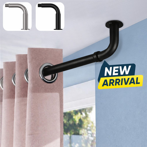 Extendable curtain pole with - extendable,