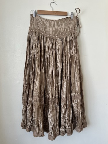 Influence maxi skirt metallic - influence,
