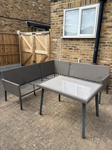 Rattan corner seater - rattan,