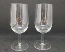 2 x "Remy Martin" Logo Cognac Glasses. Italic Font, Wine Taster /Tulip shape. 