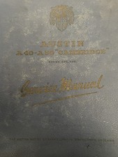 Austin A30-35 40 Workshop