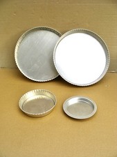 3 quiche tart baking tins flan