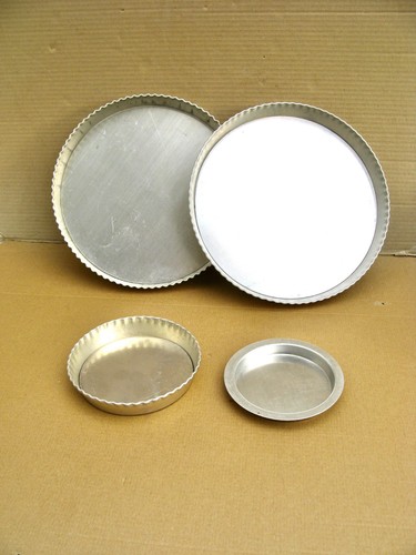 Flan tins large - tins,