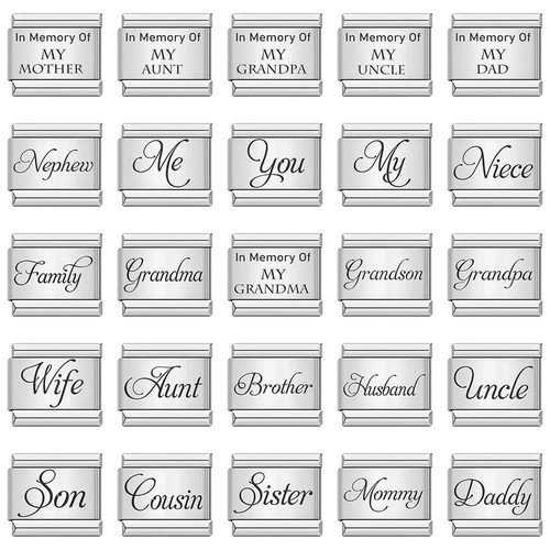 Italian charms bracelet - charms,