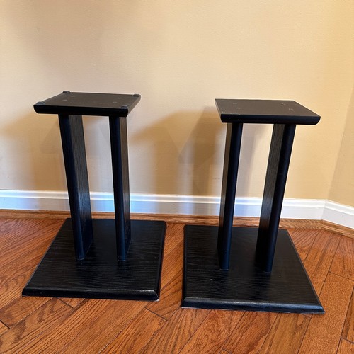 Pair vintage heavy duty wood - pair,