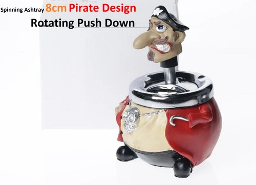 Spinning ashtray pirate - spinning,