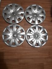 VW touran golf caddy  wheel trims hub caps wheel covers,  15", 4x full set