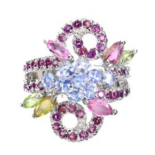 925 Sterling Silver Ring Round