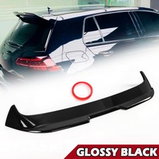 For VW Golf MK7 MK7.5 R GTI GTD Rear Trunk Roof Spoiler Wing Gloss Black 2014-20